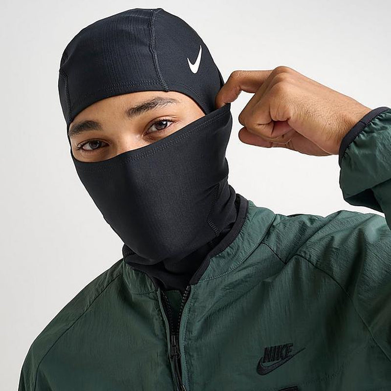 Nike Men's Pro Hyperwarm Therma-Fit Cold Weather Running and Cycling Helmet-Compatible Hood