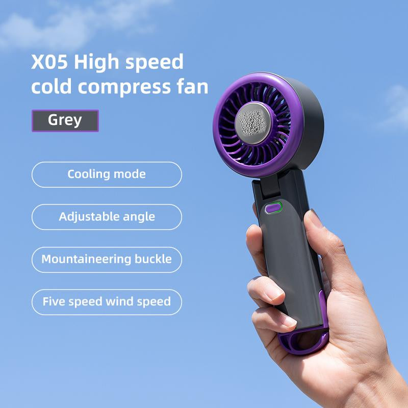 3 in 1 Portable Handheld Turbo Fan - 5-Speed, Portable Rechargeable Camping Misting Fan, Water Bottle Fan, Cooling Fan, Neck Fan, Portable Air Conditioners for Mini Travel Products, Deals for You, Deals Days