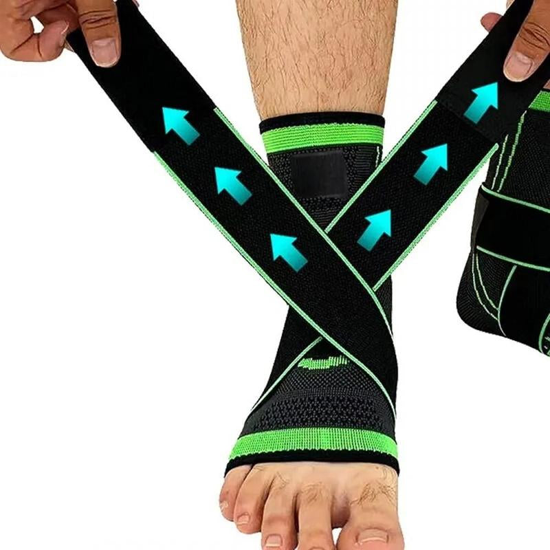 Adjustable Sports Ankle Support, Compression Ankle Support, Running Football Basketball Fitness Ankle Stabilizer, Knitted Fitness Ankle Strap, Sports Protection Accessories