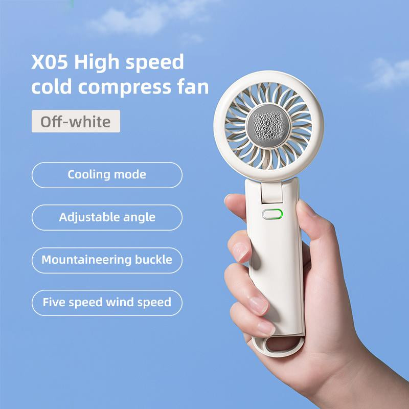 3 in 1 Portable Handheld Turbo Fan - 5-Speed, Portable Rechargeable Camping Misting Fan, Water Bottle Fan, Cooling Fan, Neck Fan, Portable Air Conditioners for Mini Travel Products, Deals for You, Deals Days
