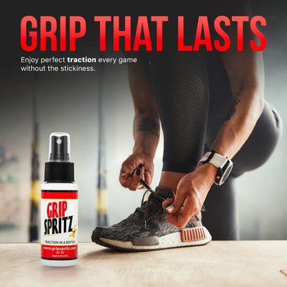 Grip Spritz - Basketball Shoe Grip Spray - Year round Bundle (School and AAU Season) - Game Long Shoe Traction at Every Practice and Game This Year