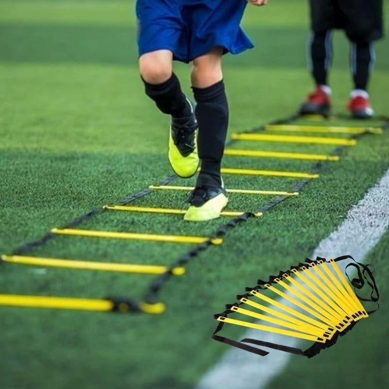 Speed ​​Agility Training Equipment Set, 1 Set Agility Ladder Equipment with Adjustable Storage Bag, Training Equipment for Football & Basketball