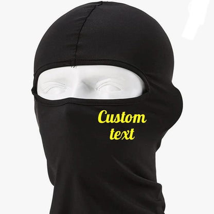 Customizable Ski Mask Balaclava, Full Face Mask