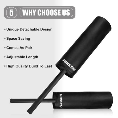 Hikeen Padded Blocking Guards, Basketball Blocking Pads,2 Pack Padded Contact Sticks,Defense Sticks,Pop up Defender for Basketball,Football,Lacrosse,Boxing Training Hockey High Density Foam Basketball Basketball Hoop Silent Basketball Protective Gear