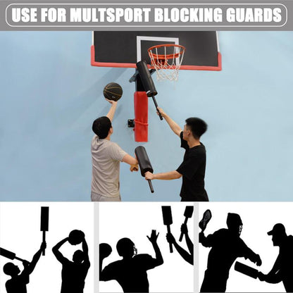 Hikeen Padded Blocking Guards, Basketball Blocking Pads,2 Pack Padded Contact Sticks,Defense Sticks,Pop up Defender for Basketball,Football,Lacrosse,Boxing Training Hockey High Density Foam Basketball Basketball Hoop Silent Basketball Protective Gear
