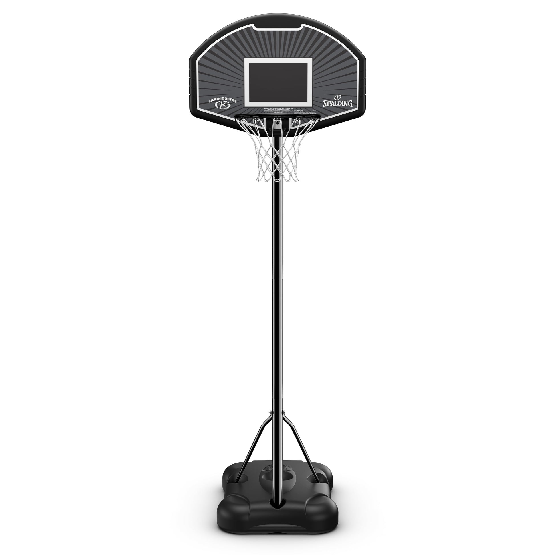 32-Inch Portable Basketball Hoop with Eco-Composite Backboard & Telescoping Height Adjustment-Outdoor Play