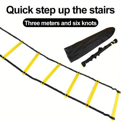Speed ​​Agility Training Equipment Set, 1 Set Agility Ladder Equipment with Adjustable Storage Bag, Training Equipment for Football & Basketball