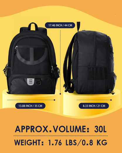 Basketball Backpack Sports Bags with Separate Ball Holder & Shoes Compartment, Best for Basketball, Soccer, Volleyball，Gym