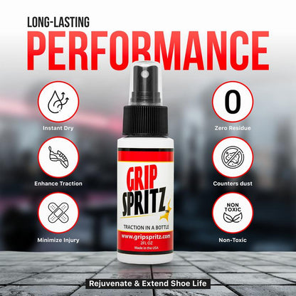 Grip Spritz - Basketball Shoe Grip Spray - Year round Bundle (School and AAU Season) - Game Long Shoe Traction at Every Practice and Game This Year