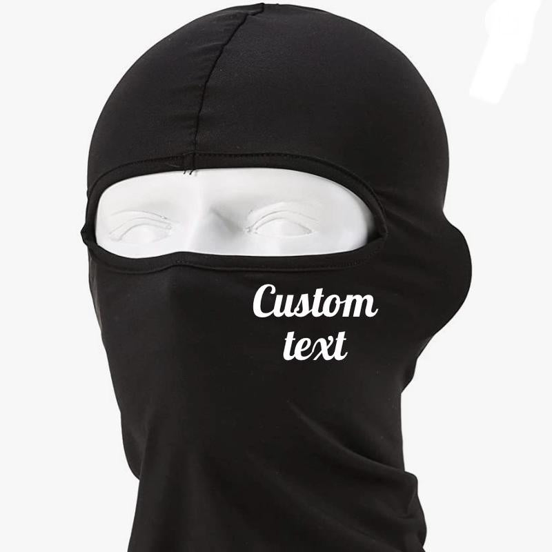 Customizable Ski Mask Balaclava, Full Face Mask