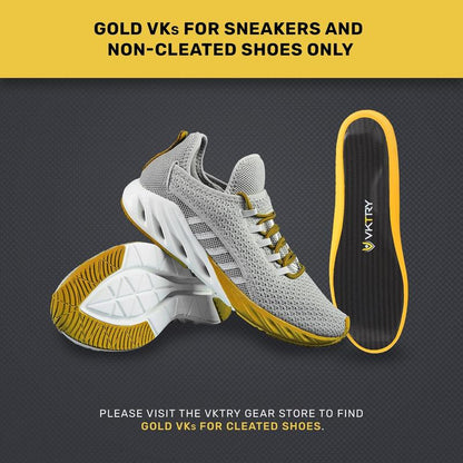 VKTRY Basketball Gold Carbon Fiber Performance Insoles