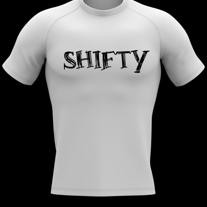 Authentic CRE “SHIFTY” Compression Shirt for Men - Top Quality - Menswear Sports Clothing Turtle Neck Compression Tee Baggy Compression Shirt