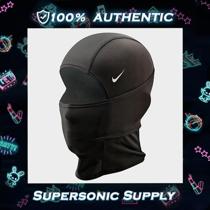 Nike Men's Pro Hyperwarm Therma-Fit Cold Weather Running and Cycling Helmet-Compatible Hood